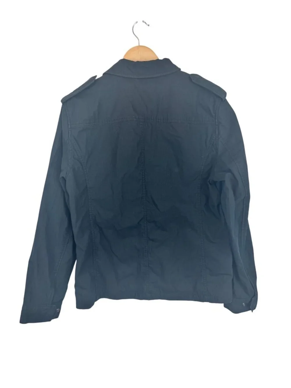 Banana Republic Mens Black Field Jacket Medium 70% Cotton 30% Nylon Fall 2008